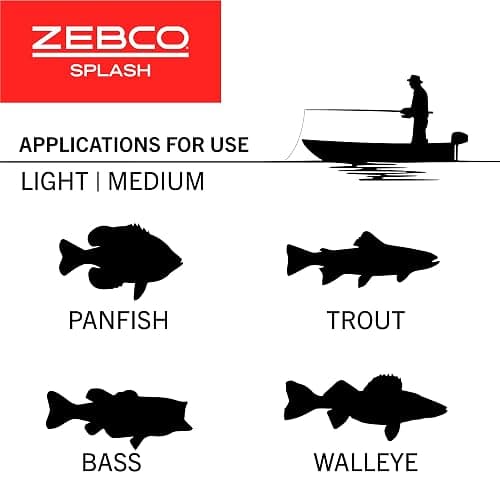 Zebco Kids Splash Jr. Spincast Reel and Fishing Rod Combo, 4-Foot 2-Piece Fishing Pole, Size 20 Reel, Right-Hand Retrieve, Pre-Spooled with 6-Pound Cajun Line thumbnail 9