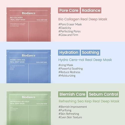 BIODANCE Bio-Collagen Real Deep Mask, Hydrating Overnight Hydrogel Mask, Pore Minimizing, Elasticity Improvement, 34g x16ea thumbnail 12