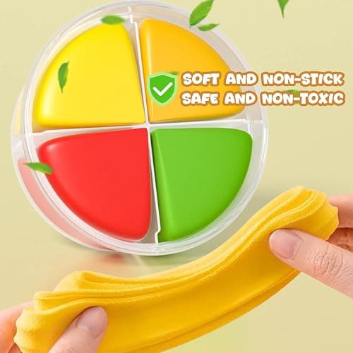 Air Dry Clay Kit - Modeling Clay for Kids mit Sculpting Tools und Tutorial, Ultra Light & Soft, Safe & Non-Toxic, DIY Model Magic Clay 12 Cans 48 Colors, Creative Art Crafts Toys Gifts for Girls Boys thumbnail 5