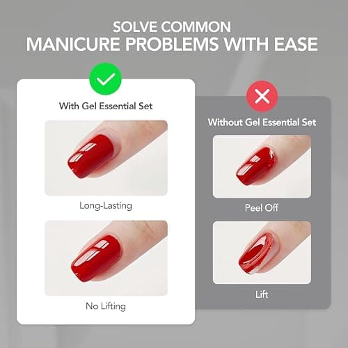 GAOY 16ml Nail Dehydrator and Primer with Gel Top and Base Coat, 4 Pcs Acid-Free Natural Nail Prep Dehydrate Bond Primer Professional Set, for Gel Polish thumbnail 4