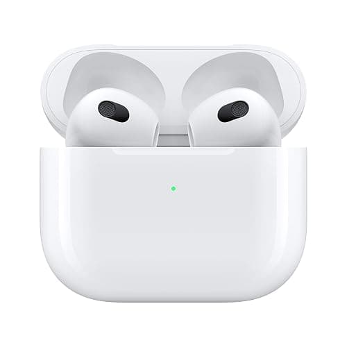 Apple AirPods (3rd Generation) Wireless Ear Buds, Bluetooth Headphones, Personalized Spatial Audio, Sweat and Water Resistant, Lightning Charging Case Included, Up to 30 Hours of Battery Life thumbnail 3