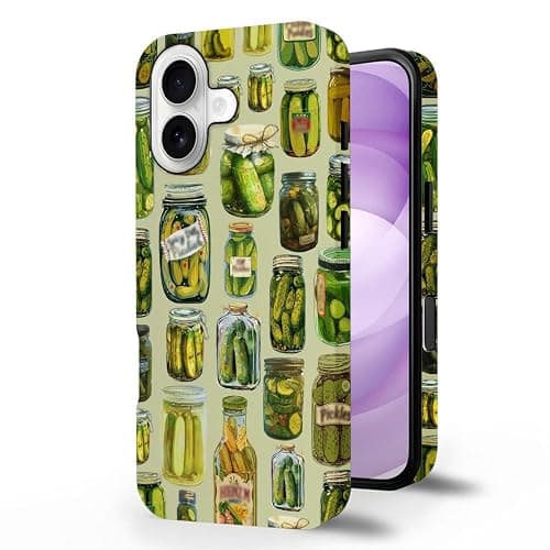 DAIZAG Case Compatible with iPhone 17,Durable Shock Protection Cover for Girl Women,Cute Pickle Lovers thumbnail 7