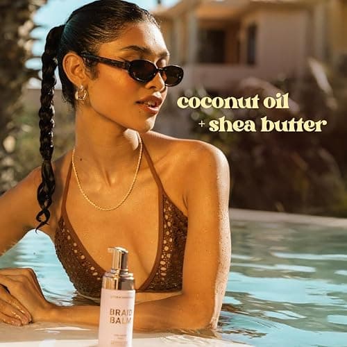 The Beachwaver Co. Braid Balm Pre-Braid Prep - Full Size (4 Fl Oz) | Frizz-Taming Primer Foam | Strengthen and Reduce Flyaways w/HiX Vegan Bond Multipliers - For All Hair Types | Bondi Beach Day thumbnail 6