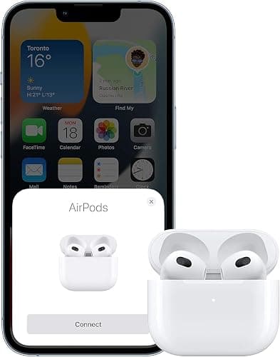 Apple AirPods with Lightning Charging Case (3rd Generation) (Renewed) thumbnail 3