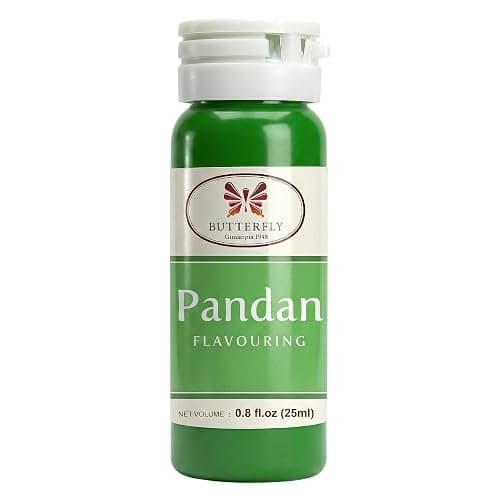 Butterfly Pandan Flavoring Extract, 0.8 Oz (25 ml), Paste Strength | Concentrated Pandan Extract for Baking, Drinks, Waffle Mix, Buko Desserts, Syrup & Lattes, Cake Flavoring, Nutty Vanilla thumbnail 4