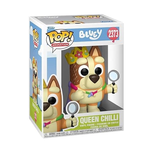 Funko Pop! Animation: Bluey - Queen Chilli - Collectable Vinyl Figure - Gift Idea - Official Merchandise - Toys for Kids & AdultsFans - Model Figure for Collectors and Display - Image 1