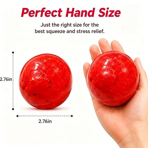Slushy Squishies, Slushy Watermelon Squishies Stress Relief Ball，Realistic Watermelon Fruit Slush Stress Ball，Soft Stress Relief Sensory Fidget Toys thumbnail 2