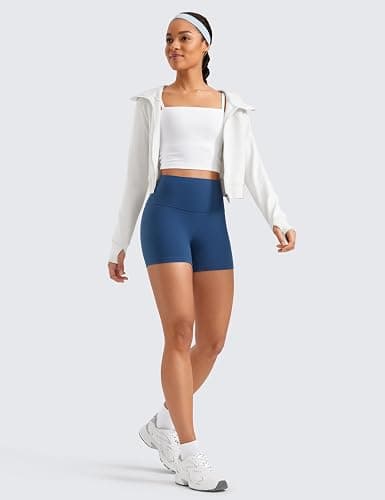 CRZ YOGA Butterluxe Biker Shorts 4" | Extremely Soft, Gentle Compression, Yoga, High Waisted, for Women thumbnail 3