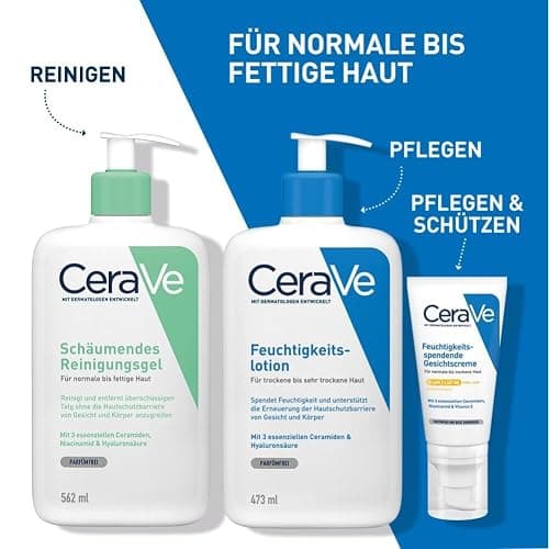 CeraVe - Schaumgel – reinigt & entfernt überschüssiges Talg, ohne die Hautbarriere zu beeinträchtigen – Hyaluronsäure, Ceramide & Niacinamid – normale bis fettige Haut – 562 ml thumbnail 6