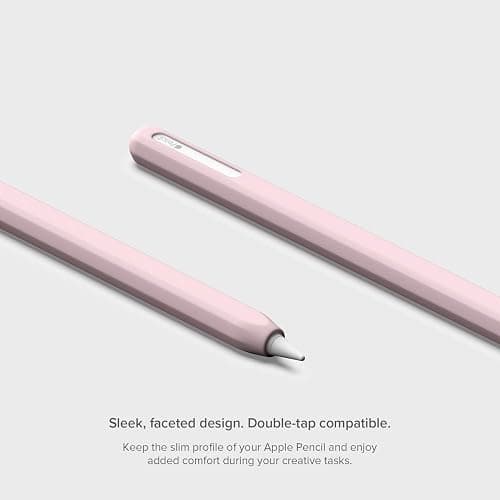 UPPERCASE Designs NimbleSleeve Premium Silicone Case Holder Protective Cover Sleeve Compatible with iPad Apple Pencil Pro and 2nd Generation Only (Pink) thumbnail 4