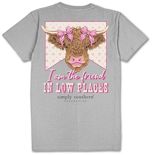 Simply Southern I Am The Friend in Low Places Relaxed-Fit Short Sleeve Women's T-Shirt