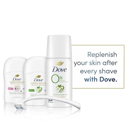 Dove Travel Deodorant for Women Variety 3-Pack – Advanced Care Invisible, Cool Essentials Mini, Cucumber & Green Tea Spray thumbnail 3