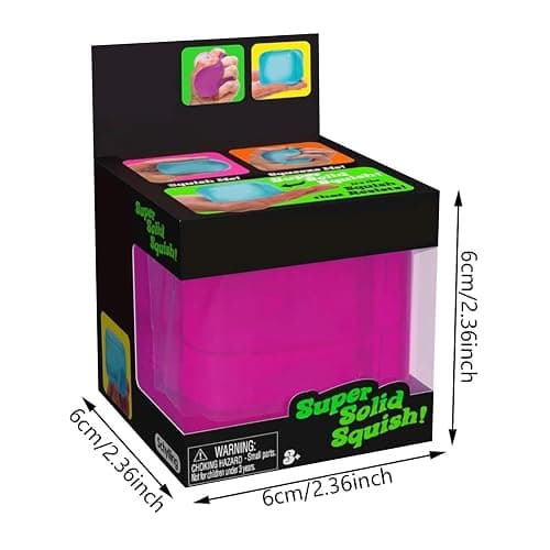 Nice Cube - Sensory Toy with a Super Solid Squish Nice Square Shape Anxiety Sensory Squishy Fidget Toy Ice Cube Slow Rise (#002) thumbnail 3