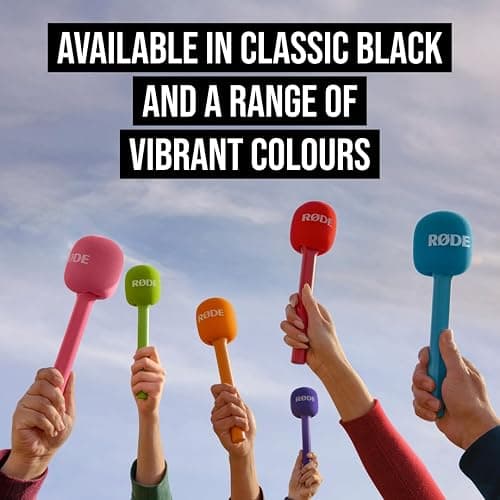 RØDE Interview GO Handheld Adaptor for RØDE Wireless Microphones (Pink) | Handheld adapter with foam windshield for interviews, field reporting and content creation thumbnail 6