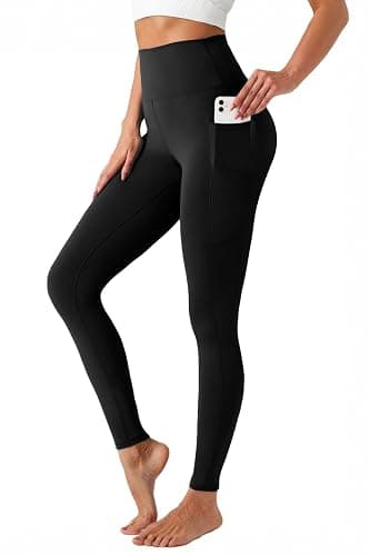 YOYOYOGA Leggings for Women High Waisted Yoga Pants Tummy Control Workout Athletic Leggings with Pockets - Image 1
