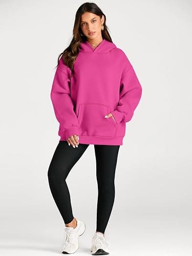 Trendy Queen Womens Oversized Hoodies Fleece Sweatshirts Fall Fashion Pullover Sweaters Winter Clothes thumbnail 5