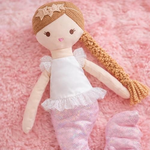 Laila and Lainey Plush Mermaid Doll - Soft Mermaid Stuffed Animal thumbnail 5