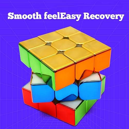 HELLOCUBE Cyclone Boys 3x3 Speed Cube Magnetic Reflective Mirror,Stickerless Magic Cube thumbnail 5