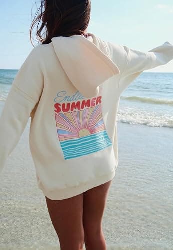 ROAONOCOMO Women Y2K Embroidered Hoodie Floral Graphic Oversized Pullover Hoodie Cute Animal Pocket Hooded Sweatshirts thumbnail 5