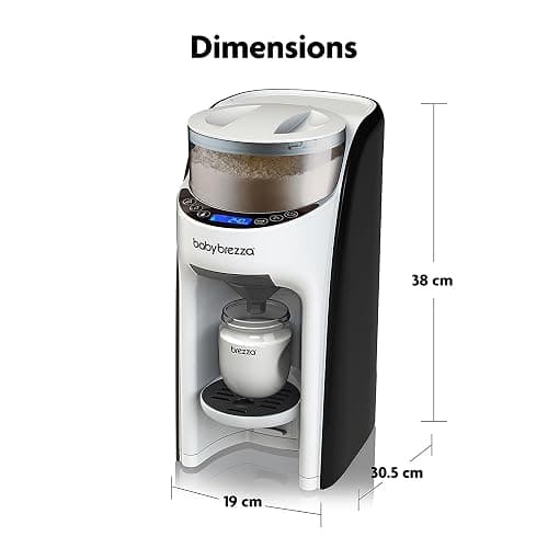 Baby Brezza Formula Pro Advanced Formula Dispenser Machine - Automatically Mix A Warm Formula Bottle Instantly - Easily Make Bottle With Automatic Powder Blending, White thumbnail 3