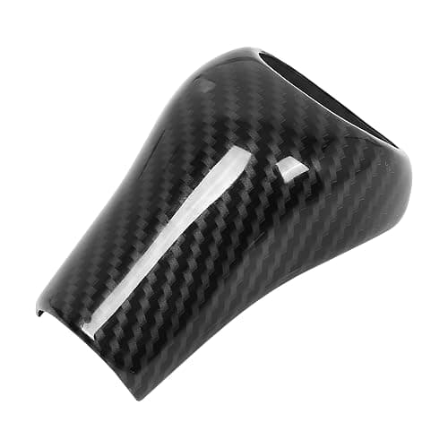 X AUTOHAUX Car Gear Shift Knob Panel Cover Carbon Fiber Pattern Sticker for Mercedes-Benz A/C-Class 2004-2011 thumbnail 4