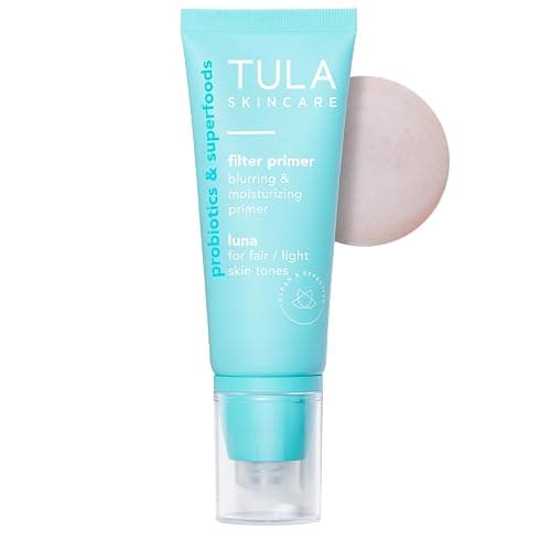 TULA Skin Care Face Filter Blurring and Moisturizing Primer - Evens the Appearance of Skin Tone & Redness, Hydrates & Improves Makeup Wear - Image 1