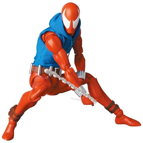 MAFEX No.186 MAFEX SCARLET SPIDER (COMIC Ver.) Total Height Approx. 6.1 inches (155 mm), Non-scale, Pre-painted Action Figure - Image 1