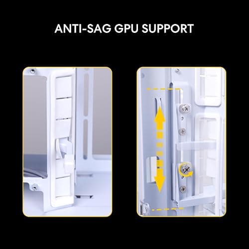 Lian Li O11 Vision Compact Black-Steel-Tempered Glass ATX Mid Tower Computer Case-Back Connect Support-O11VPX thumbnail 7