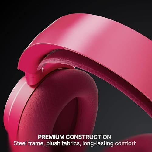 SteelSeries Arctis Nova 7 Wireless Gen 2 Gaming Headset - Real-Time App Control, 50+ HR Play, Neodymium Drivers, Mix 2.4GHz/Bluetooth, PC, PS5, PS4, Switch 1/2, Mobile - Magenta thumbnail 8