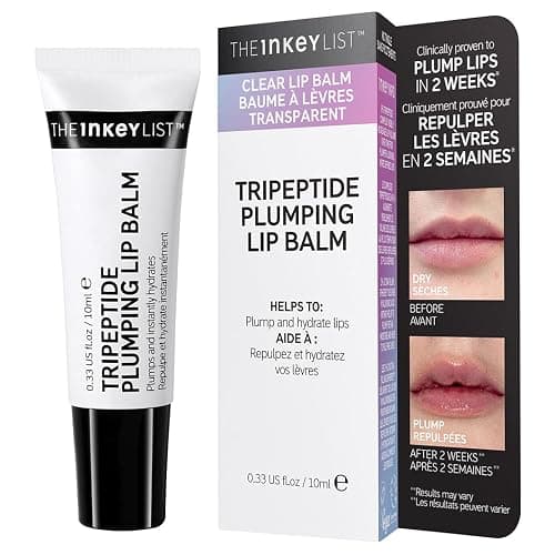 The Inkey List Tripeptide Plumping Lip Balm 10ml, Non Tingling Lip Plumpe, Hydrates Dry Cracked Lips, Fragrance Free, Suitable For All Skin Types thumbnail 2