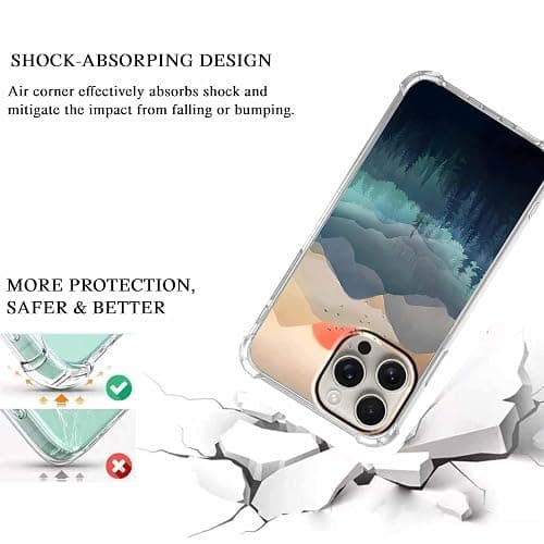 malegaon Sunset Nature Landscape Case for iPhone 16 Pro,Wilderness Night Art Painting,Soft TPU Full Cover Case for iPhone 16 Pro thumbnail 3