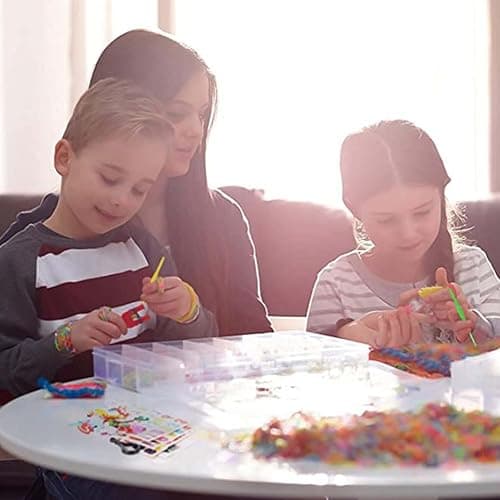 YITOHOP 12080+ Loom Bands Set, Rubber Bands for Bracelet Making Kit, DIY Arts & Crafts Idea, Friendship Bracelet Birthday Gift Kits for Kids Girls Boys Creative Art Crafts thumbnail 2