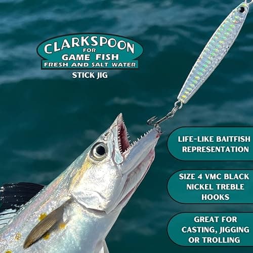Stick Jig 2 Pack | Clarkspoon | Bonito Albies Bluefish Mullet and More thumbnail 5