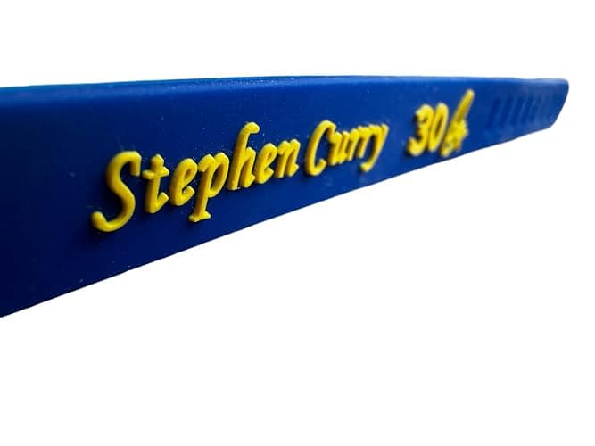 Generic Stephen Curry Basketball Silicone Wristband - Adjustable Sports Wristband for Fans - Ideal Fan Gift and Training Accessory thumbnail 3
