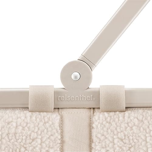 reisenthel carrybag teddy sand – Stabiler Einkaufskorb mit viel Stauraum und praktischer Innentasche – Elegantes und wasserabweisendes Design thumbnail 6