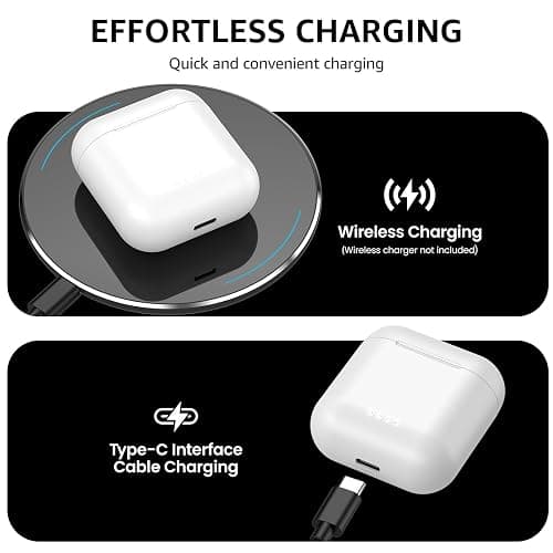 TOZO T6 Wireless Earbuds, IPX8 Waterproof Ear Buds, Stereo Bass Sound Bluetooth 5.3 Headphones in Ear, 50 Hours Playtime Earphones, Wireless Charging Case, Custom 32 EQ via APP thumbnail 6