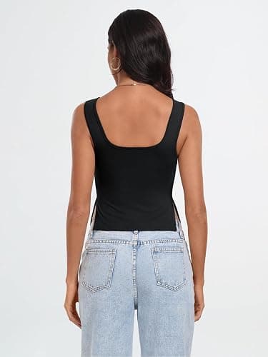 Trendy Queen Womens Going Out Crop Tops Backless Tank Tops Summer Y2k Teen Girls Basics Cute Clothes thumbnail 5