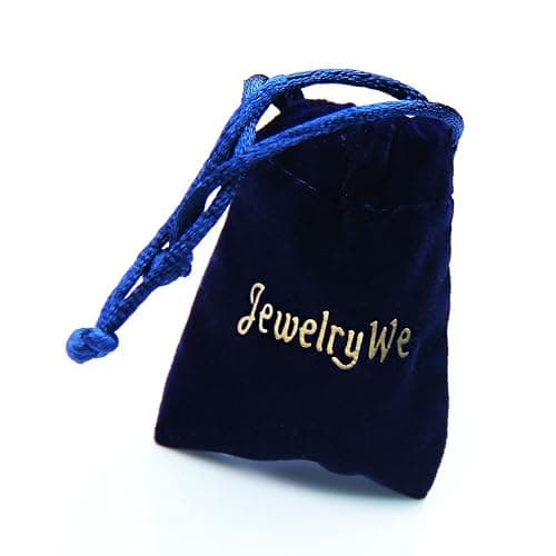 JewelryWe Schmuck Herren Damen Ohrringe, Creolen Ohrstecker, Edelstahl, Silber Schwarz Gold thumbnail 3