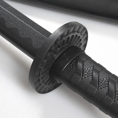 BJDJ Katana Sword - High Toughness Polypropylene Blade, Performing & Training, Includes Scabbard for Aikido thumbnail 8