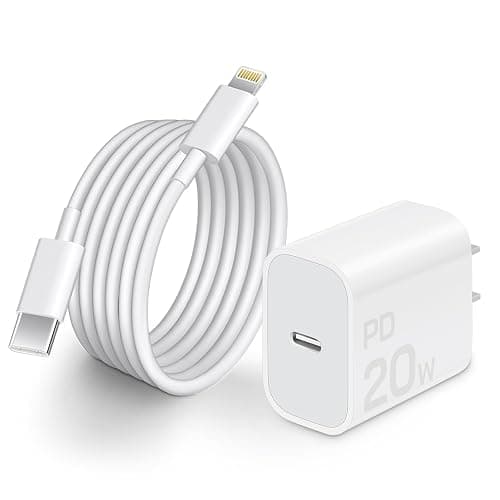 Fast Charger i Phone, 20W USB C Block with 6Ft Cable Compatible with IP 14/14 Pro/14 Plus/14 Pro Max/13/13 Mini/13 Pro/13 Pro Max/12/11/X & More - Block&Cable 1-Pack thumbnail 4