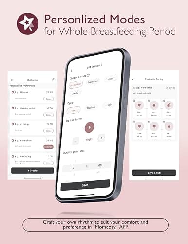 Momcozy M9 Wearable Pump: App-Enabled, Multi-Modes & 15 Levels Personalized Pumping for The Modern Mom thumbnail 4