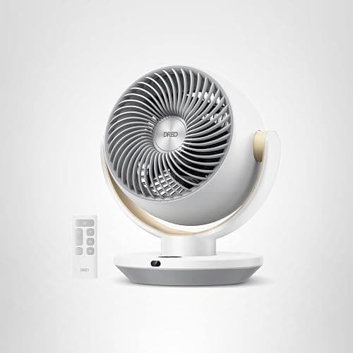 DREO Fan for Bedroom, Desk Air Circulator Fans with Remote, 11 Inch Table Fan for Whole Room, 65ft Powerful Airflow, 120° Vertical Manual and 90° Oscillating, 4 Speeds, 8H Timer, 25dB Quiet, Home thumbnail 9
