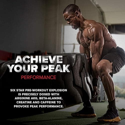 Six Star Pre-Workout Explosion, Fruit Punch (30 Servings) - Preworkout Energy Powder Supplement for Men & Women - Workout Drink Mix with L-Tyrosine & Beta Alanine - Sports Nutrition Products thumbnail 6