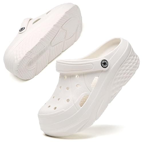 Meidiastra Women's Platform Clogs Slippers Slip On Slide Wedge Sandals for Women thumbnail 5