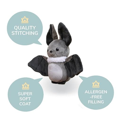 Bellzi Bat - Cute Stuffed Animal Plush Toy - Adorable Soft Bat Toy Plushies and Gifts - Perfect Present for All Ages - Batti thumbnail 4