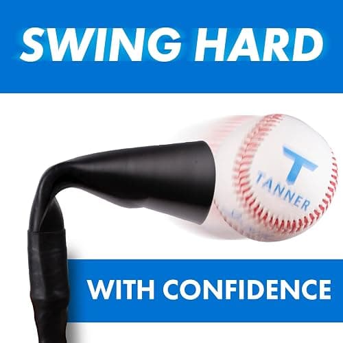 Tanner Heavy Batting Tee | Ultra Durable Hitting Tee with Weighted “Claw” Base for Ultimate Stability on Uneven Surfaces | Adjusts from 26-43"| Baseball Softball Slow Pitch thumbnail 8