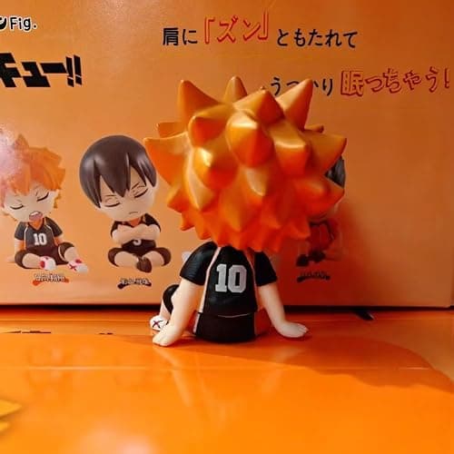 YLEAFUN 4pcs Anime Figures Shoyo/Tobio Kageyama/Kozume Kenma/Kuroo Tetsurou Figurine Cartoon Mini Model Statue Car Home Desktop Decoration 2.36 Inch thumbnail 2