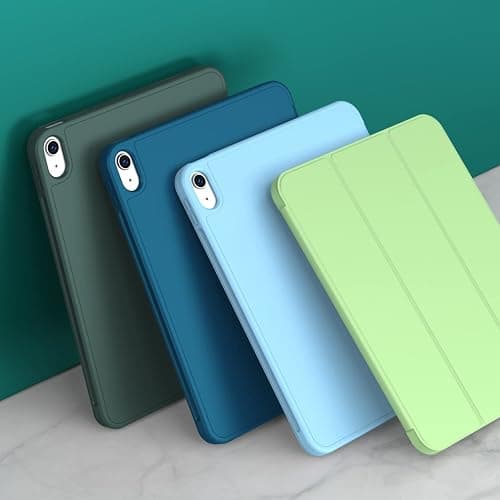 iMieet (A16) Case 11th Gen / 10th Generation Case [11-Inch 2025/10.9 Inch 2022] with Pencil Holder, Trifold Stand Smart Cover with Soft TPU Back,Auto Wake/Sleep(Teal) thumbnail 6