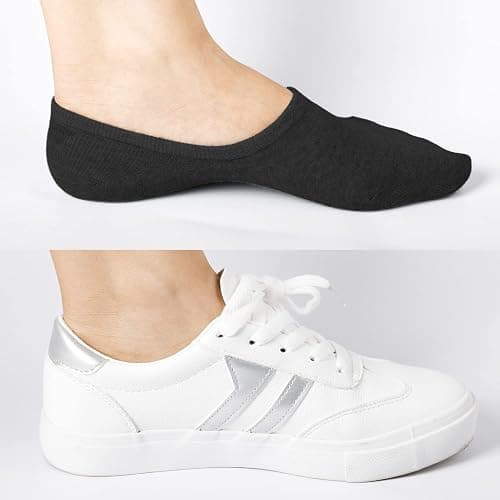 DIBAOLONG Womens No Show Socks Non Slip Flat Boat Line Low Cut Socks (6-12 Packs) thumbnail 5