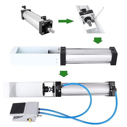 TAISHER Foot Valve Aluminum Can Crusher，Eco-Friendly Recycling Tool，Heavy Duty Pneumatic Cylinder Soda Beer Can Crusher thumbnail 4